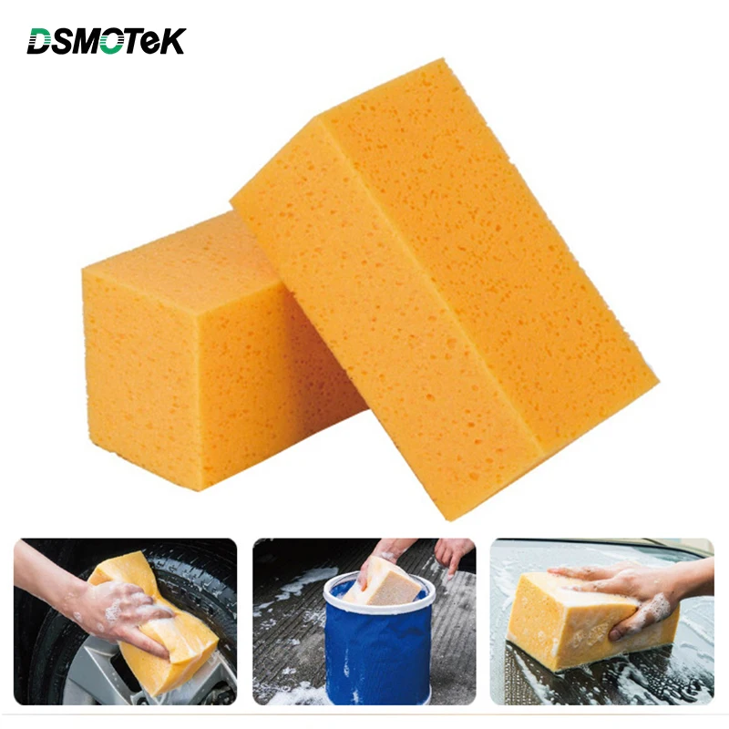 Губка для мытья автомобиля DSMOTEK 1 шт. набор губок пена высокой плотности