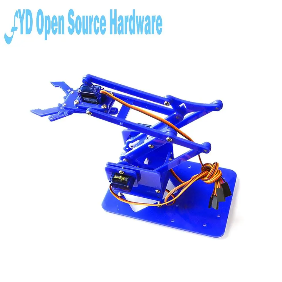 

DIY robot manipulator parts for learning packages acrylic maker culture kit single paw without servo