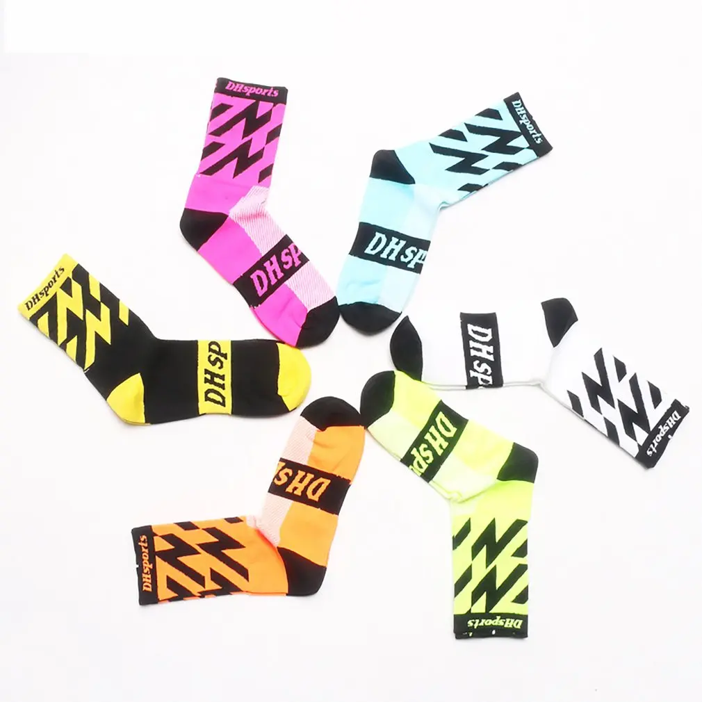 Мужские и женские носки для велоспорта спортивные компрессионные