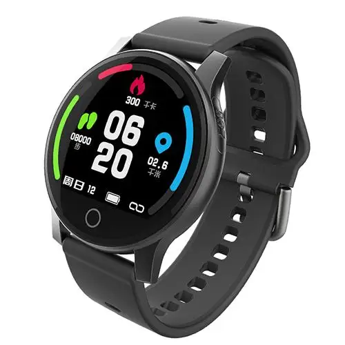 Черный R2 Смарт-часы ECG+ PPG Bluetooth 5,0 браслет sphygmometer трекер активности для Android huawei Honor телефон Мужские Женские умные часы - Цвет: Черный