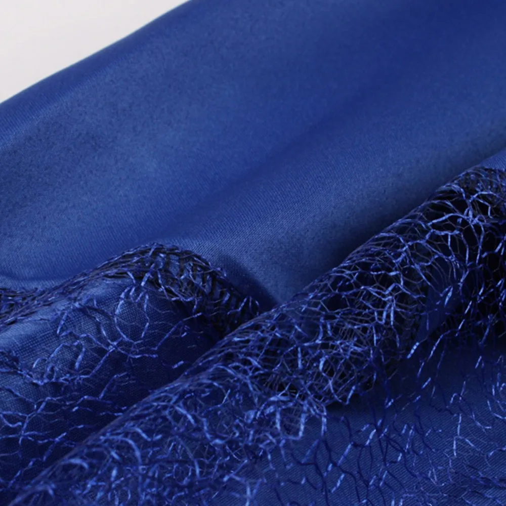 Женское вечернее платье Elagant синее длинное макси без рукавов с v образным вырезом