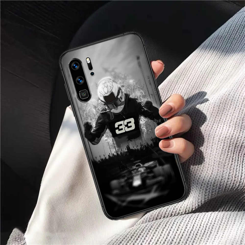 

F1 Racer 33 Number Phone Case For HUAWEI P 9 10 20 30 40 Lite Pro smart Z 2019 Nova 5T 6 7 i black Hoesjes Pretty Waterproof