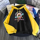 Пончик мультфильм текст печати новые женские реглан толстовки Эстетическая мода толстовка для девочек оверсайз уличная Толстовка для женщин