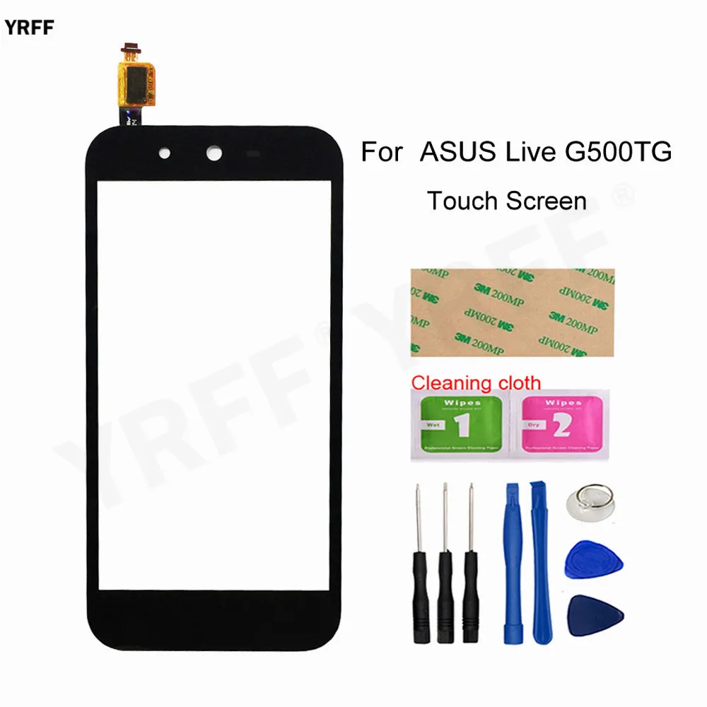 

Сенсорный экран для ASUS Live G500TG сенсорный экран дигитайзер стеклянная панель сенсор Переднее стекло новые детали в сборе