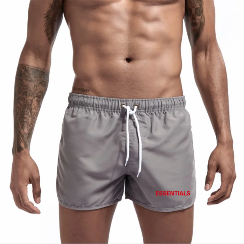 

2021 Summer Hot Shorts Men's Solid Color Shorts Men's Summer Loose Quick Dry Breathable Casual Shorts Beach Shorts Large Size