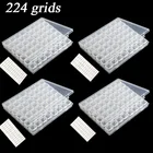 Пластиковый ящик для хранения, 56288 слотов, наборы для алмазной живописи, дизайн ногтей, инструменты из горного хрусталя бусин, ящики для хранения, чехол-органайзер, держатель, распродажа