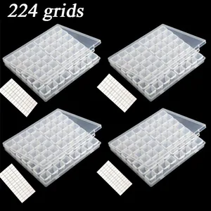 Пластиковый ящик для хранения, 56288 слотов, наборы для алмазной живописи, дизайн ногтей, инструменты из горного хрусталя бусин, ящики для хранения, чехол-органайзер, держатель, распродажа