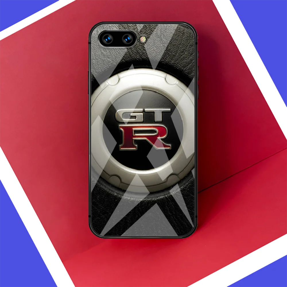 

GTR Super Car Phone Glass Tempered Case Cover For Huawei Honor Nova 5T 71 8A 8X 8 9X 9 10 10I 20 30 Pro Lite Shell Silicone