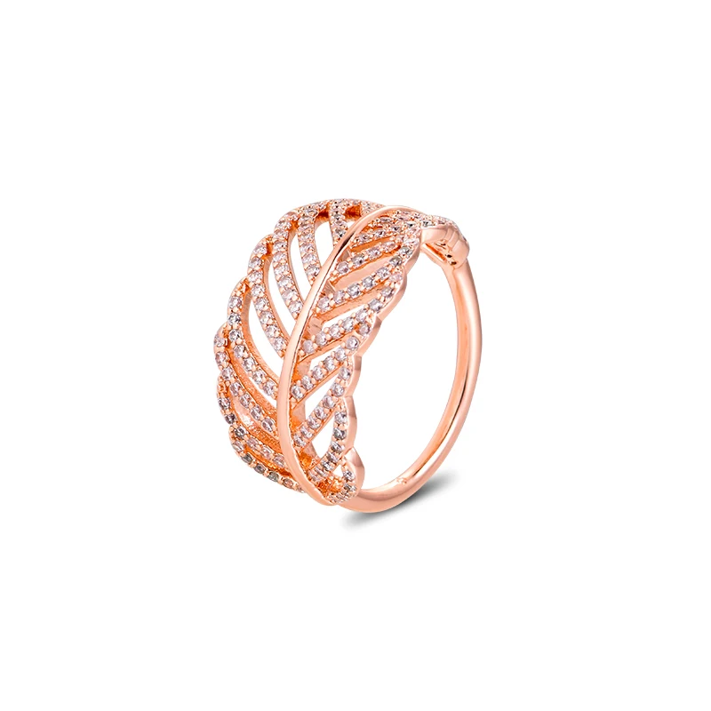 

Ring Light As A Feather Rings For Women Anillos Mujer Bague 925 Sterling Silver 925 Jewelry bijoux Femme Joyas Plata