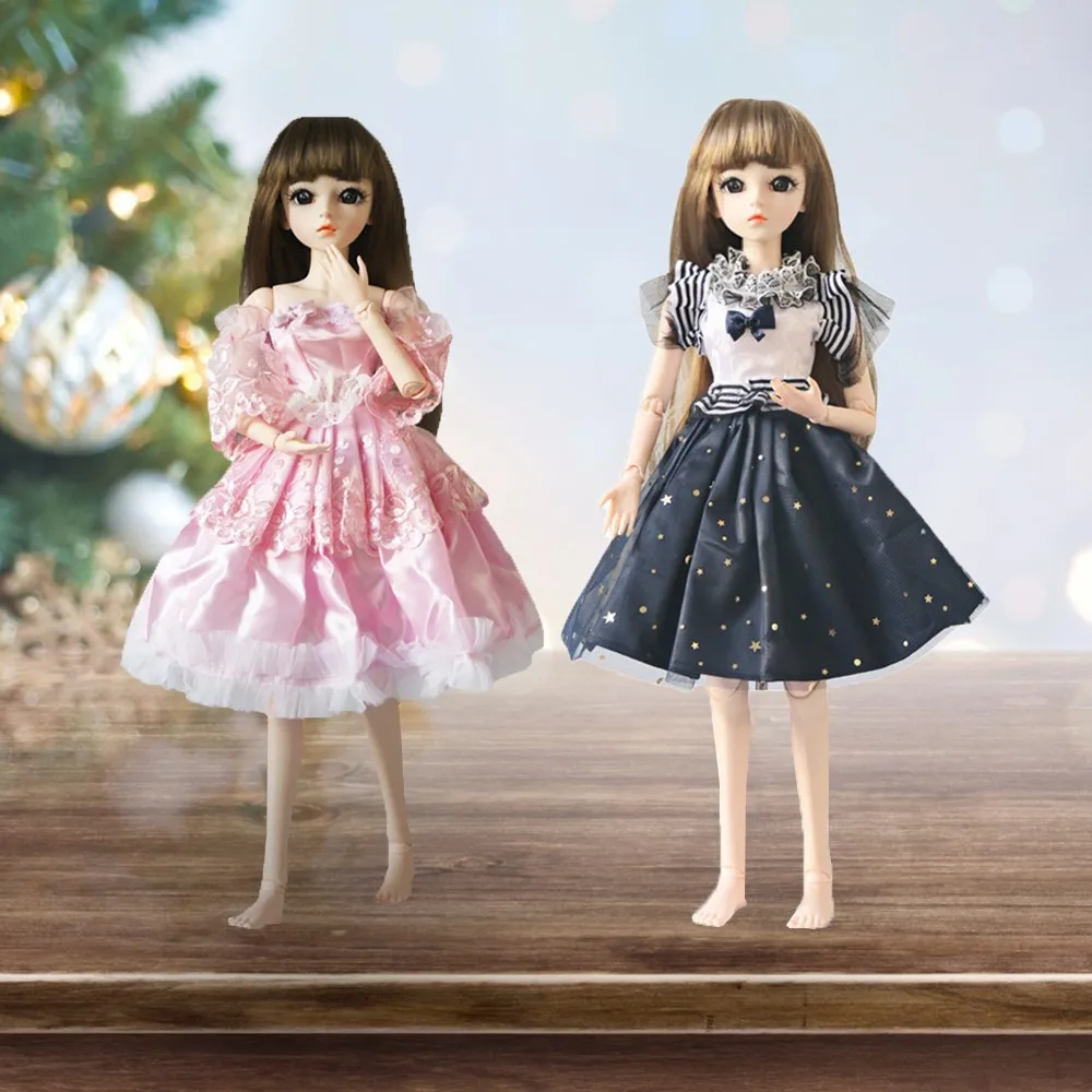 60 см кукольная одежда BJD кукла платье имитация Кукла Наряд Платье милое принцессы