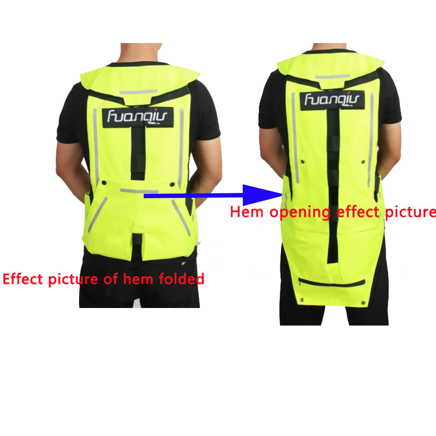 Мотоциклетная подушка безопасности Длинная зимняя куртка гоночная одежда для