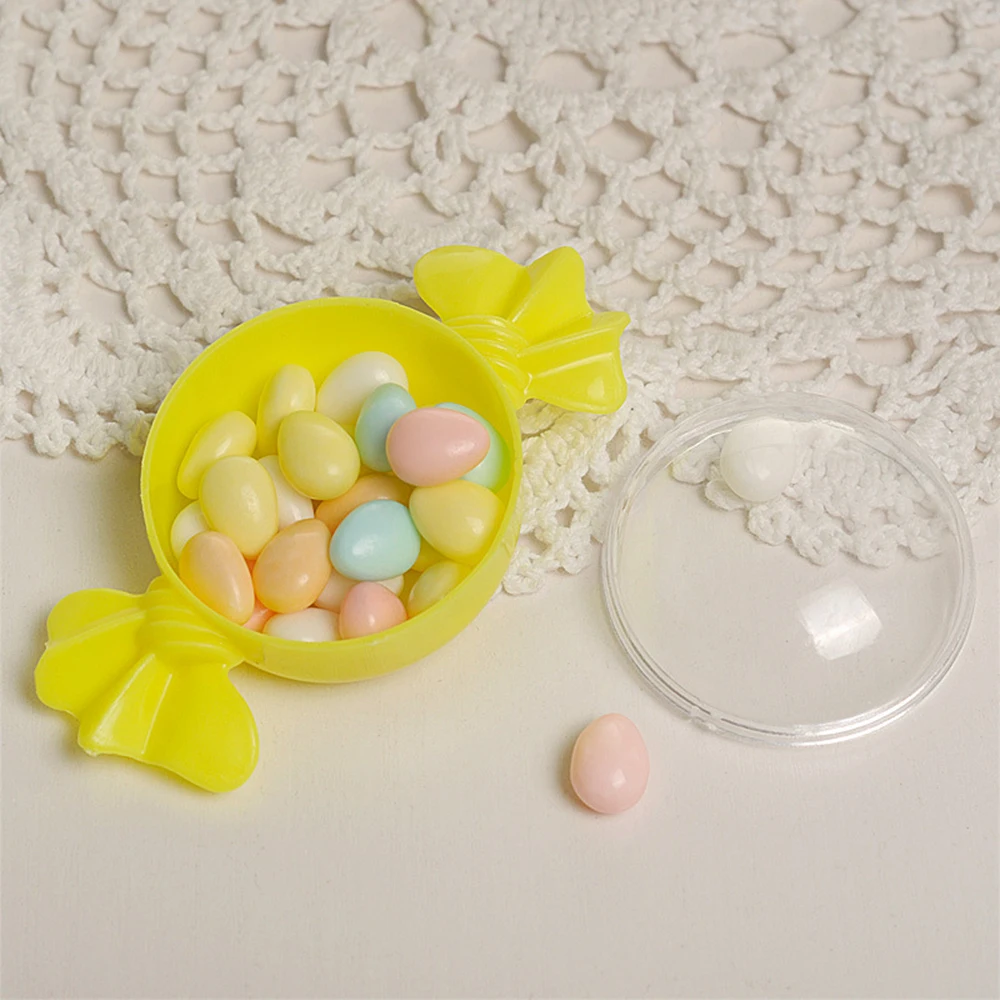 12 шт./компл. прозрачные коробки для конфет пластик галстуки бабочки в форме Чехол