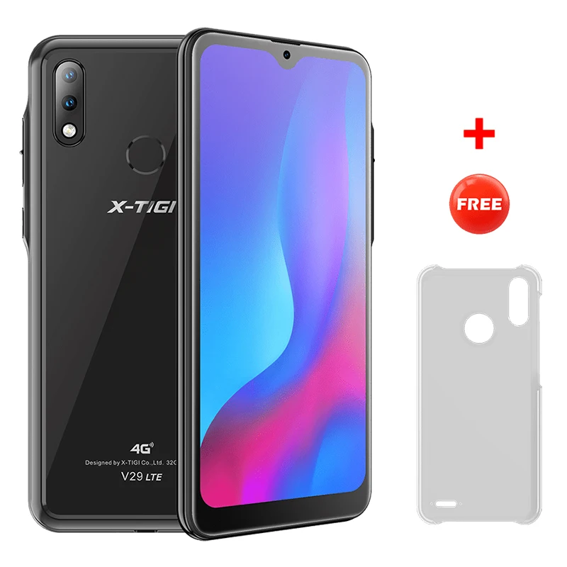 

V29 4G Smartphone Celular Phone 4GBRAM+ 32ROM MT6737 Quad core 1.3Ghz 6.088 HD- 600*1280 4000mAh