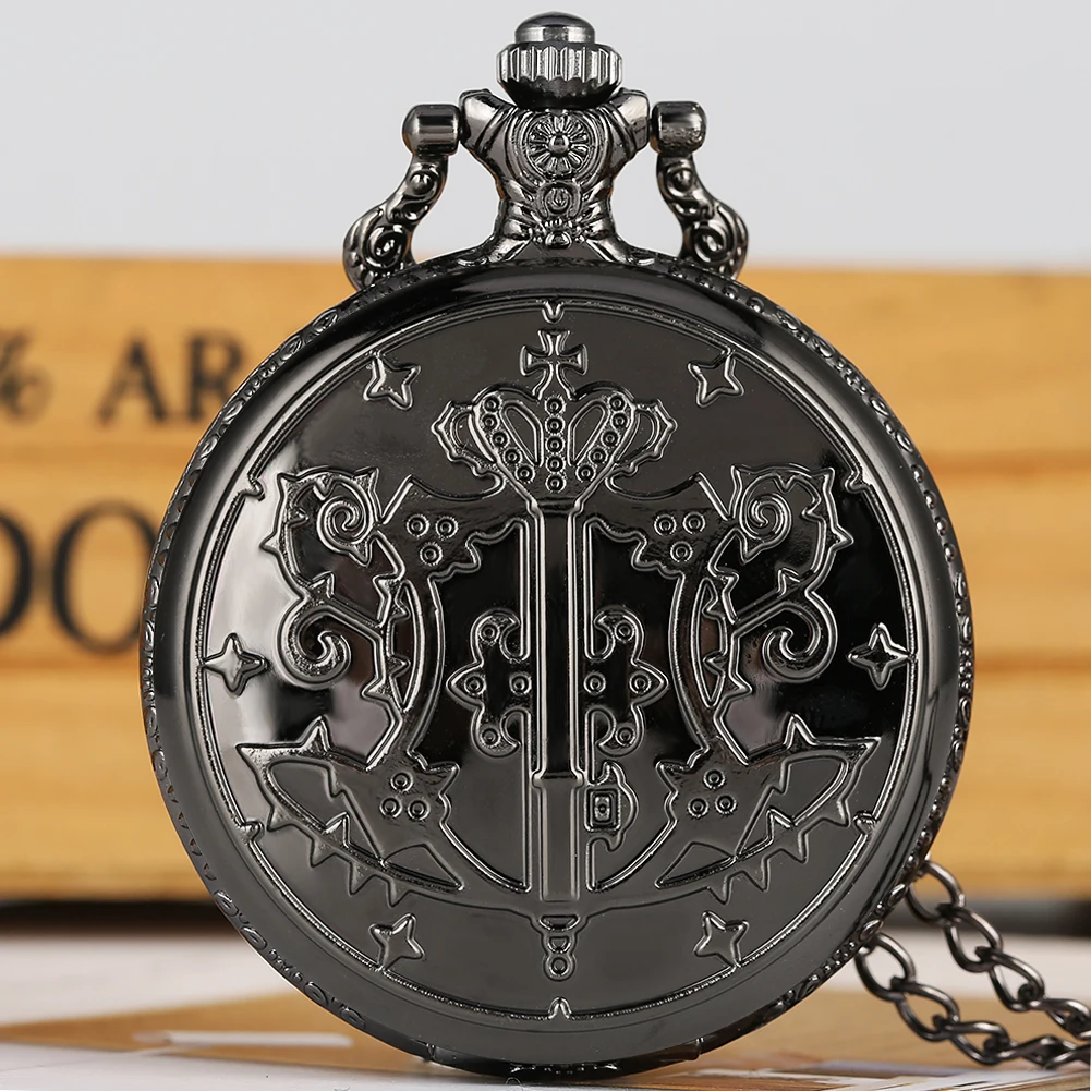 Exquisite Quartz Pocket Watch Necklace Clock Pendant Gifts Sets with Box Romen Numerals Dial High Grade Gifts Sets for Friends