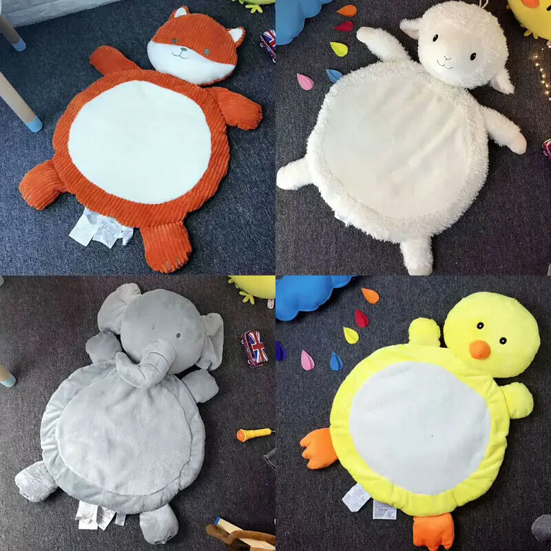 Elephant Fox Sheep Baby Cribs Doll Plush Mat Crawling Sleeping Cushion Stuffed Animals | Игрушки и хобби