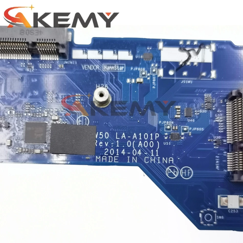 CN-0WYN1T для DELL E5540 материнская плата портативного компьютера с SR1ED I5-4300U Процессор