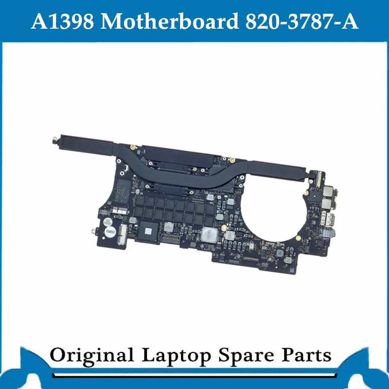 

Original logic board for Macbook Pro Retina A1398 Motherboard 820-3787-A Main Board 2.8Ghz 16G 2G 2013-2014 tested