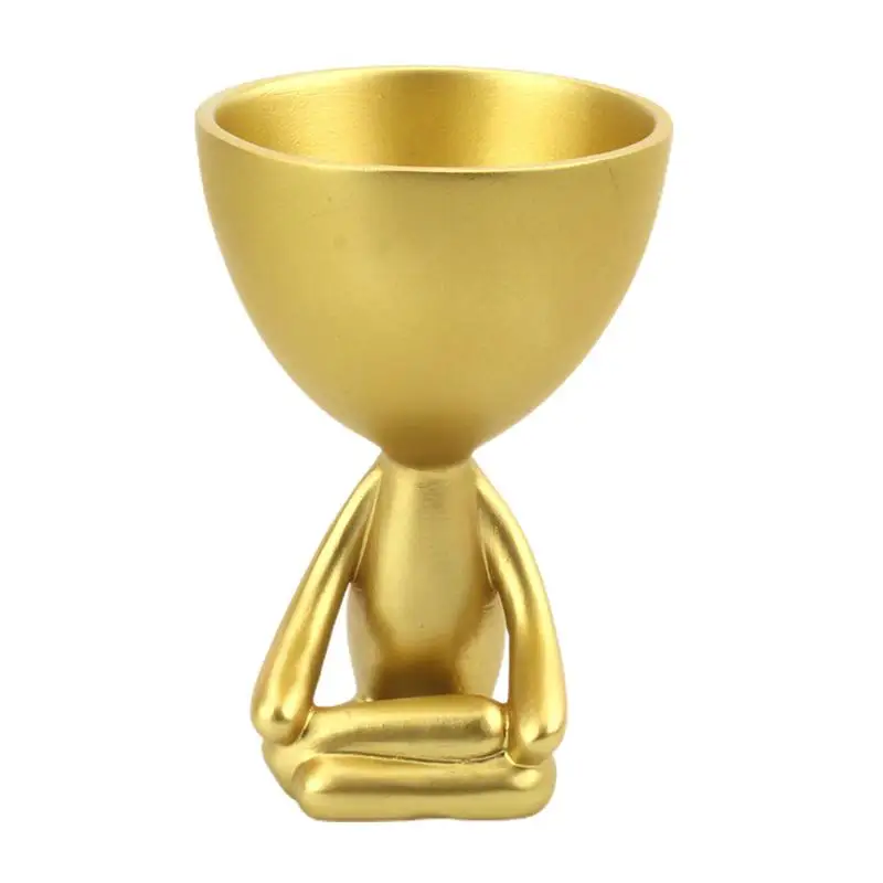 1 шт. декоративные настольные лампы творческие мини ведро цветочный горшок