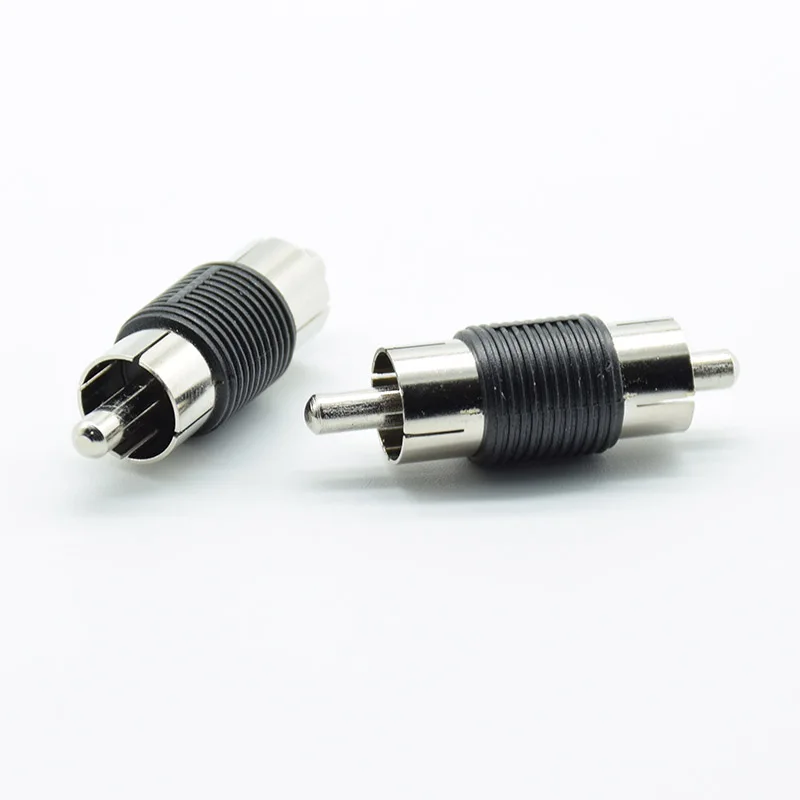 5 шт. прямой AV RCA Женский к женскому видео адаптер никель разъем Папа-папа м/м