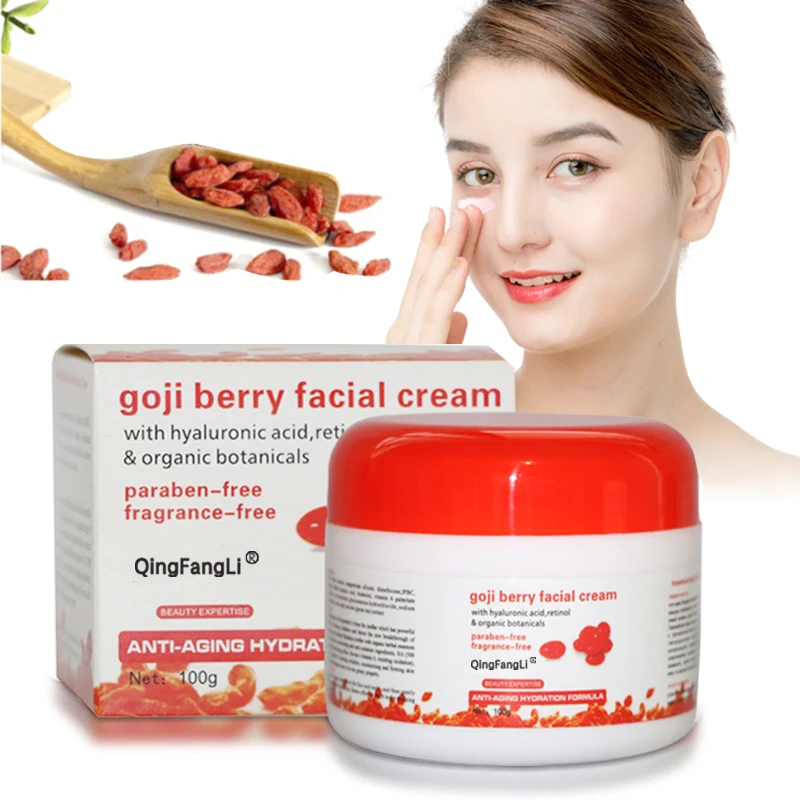 QingFangLi крем с экстрактом Годжи Wolfberry ночной для лица против морщин - Цена: 619,63 руб.