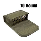 Сумка Molle для тактической охоты, 10 патронов, держатель для патронов 12 калибра20 г, магазин для патронов, круглая сумка для патронов 11