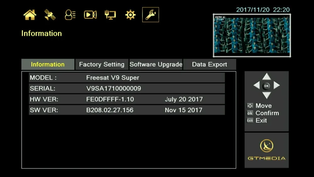 V9 супер DVB-S2 Freesat спутниковый ресивер новая версия H.265 wifi+ 1 год Европа Испания PT CCcam такой же как GT медиа V8 Nova tv decod