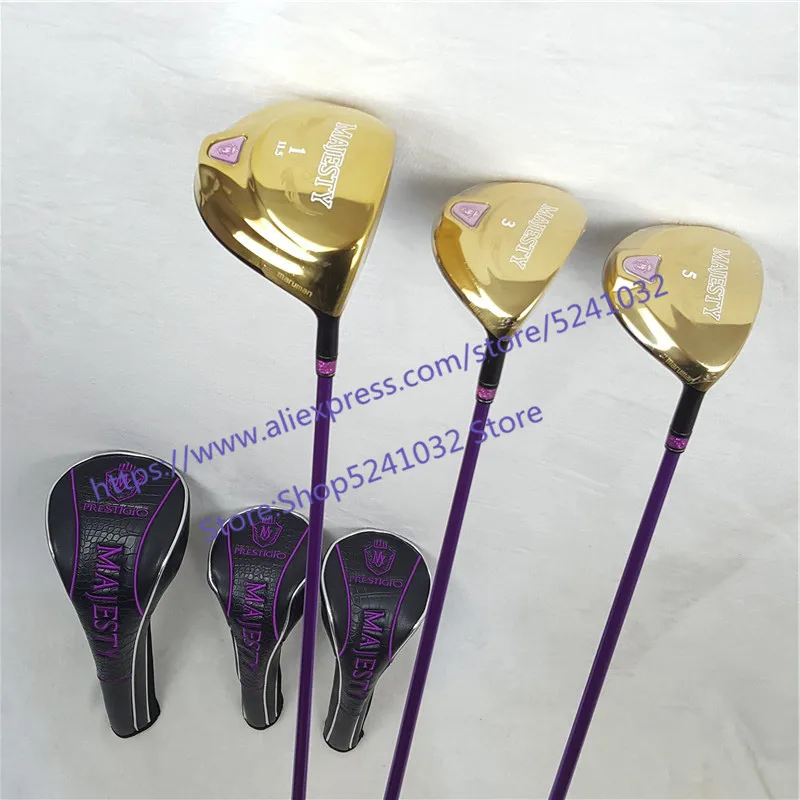 

2020New women Golf clubs Maruman Majesty Prestigio 9 Golf Driver+Golf wood Graphite shaft L flex
