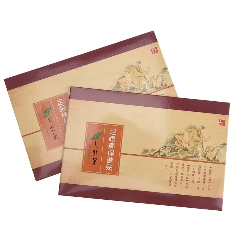 2 шт. травяные Пластыри для облегчения боли в пятке быстрого патчи ухода за