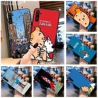 french classic cartoon the adventures of tintin phone cover for huawei p40 p30 p20 lite pro mate 30 20 pro p smart 2019 prime