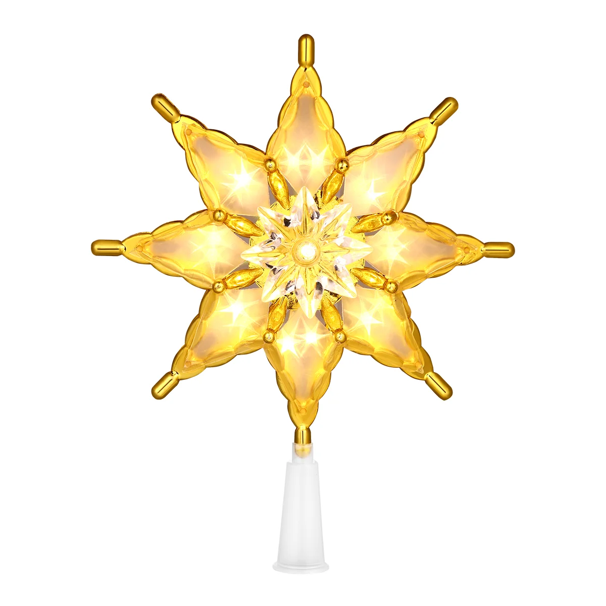 

Рождественская елка Топпер звезда модная Рождественская елка Топпер звезда на батарейках Очаровательная Рождественская звезда Золотой Ро...