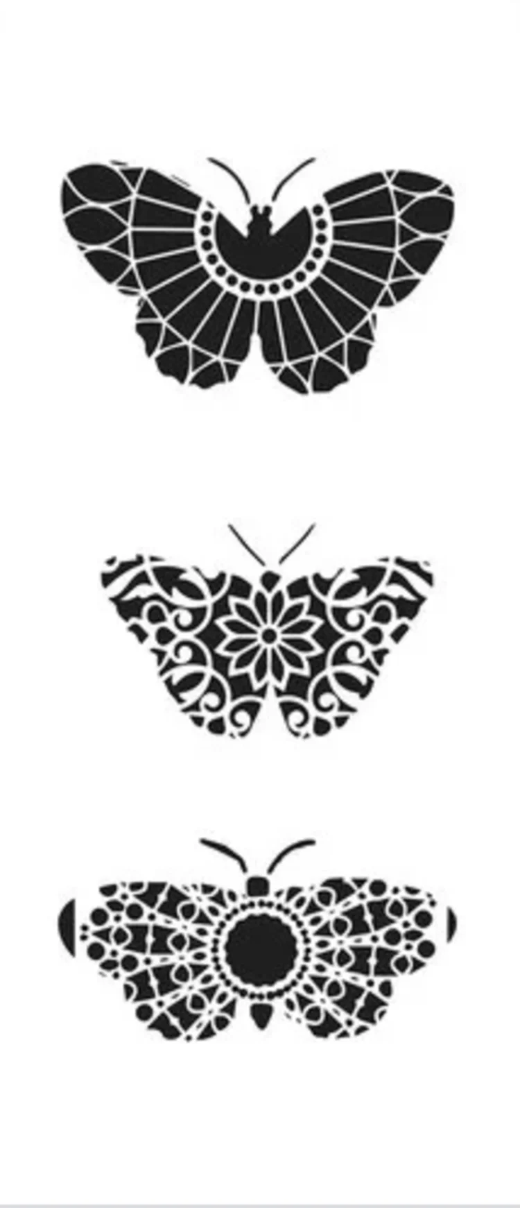 

Slimline - Monarch Trio New For 2021 Metal Cutting Stencil Diary Scrapbooking Easter Craft Engraving Making DIY Greeting Card