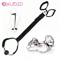 exvoid slave restraints handcuffs open mouth gag sex toys for couples flirting bdsm bondage adult games erotic accessories