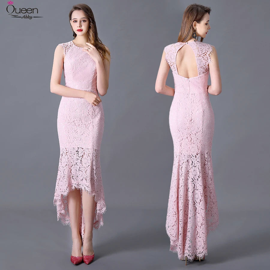 Кружевное платье русалки для выпускного вечера асимметричное королевы Abby без