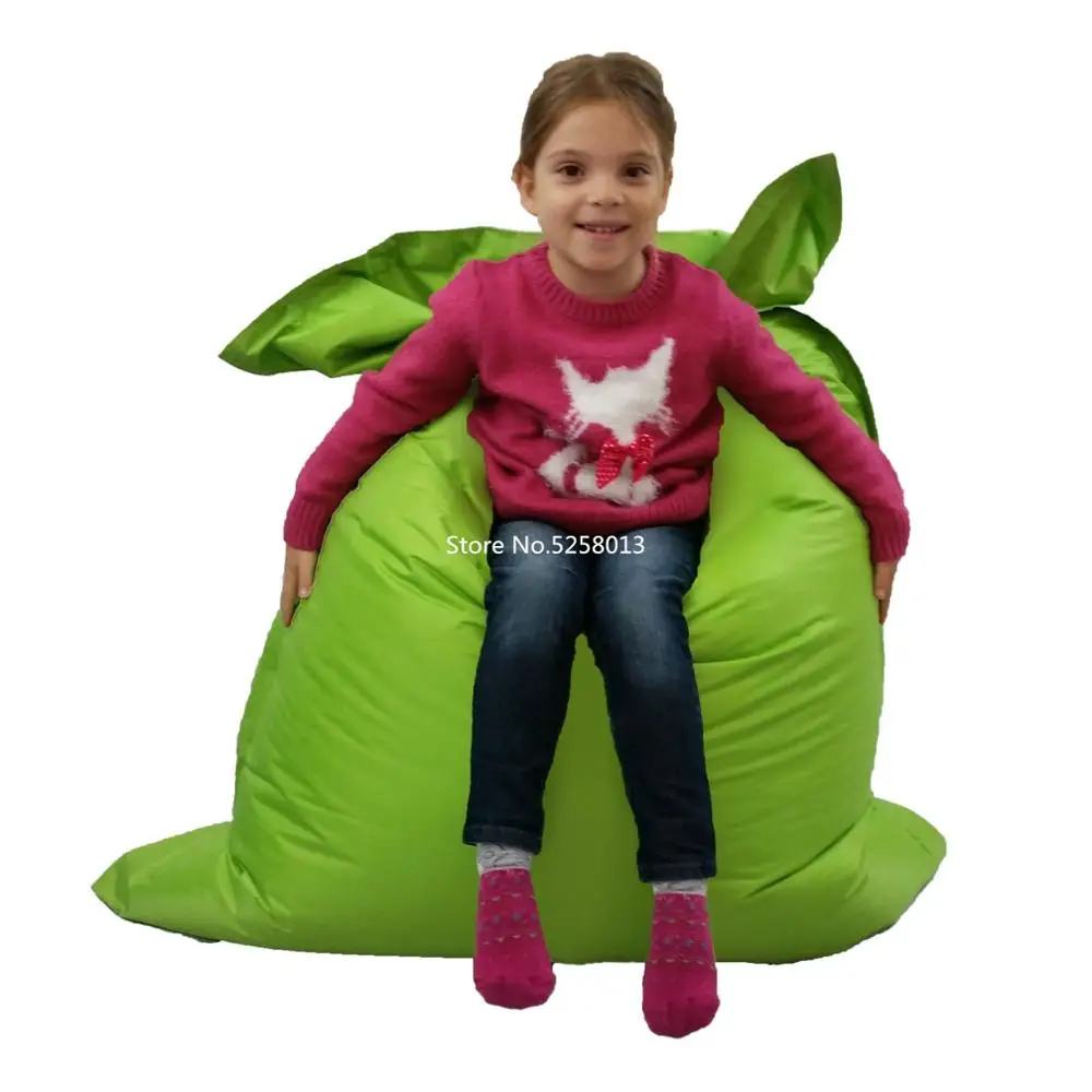 green 4 футов Jaxx Pillowsak Jr. На открытом воздухе младшей мешок фасоли, дети погремушка диванную подушку-водонепроницаемый, пыленепроницаемый, Цвет водоотталкивающей пропиткой - Цвет: green