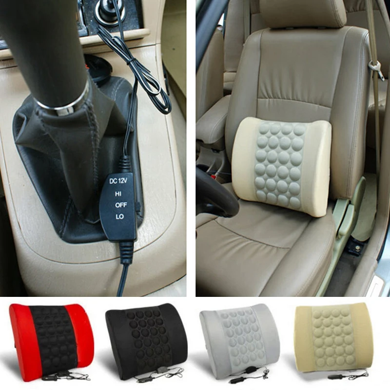 

Car Seat Electric Back Massager Massage Vibration Waist Pillow Cushion for Lumbar Support P9