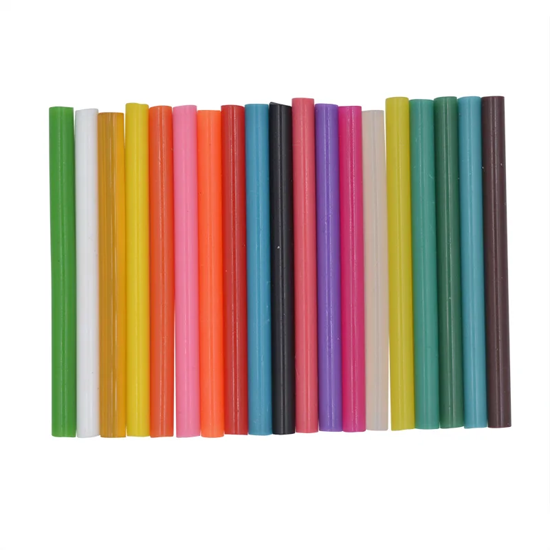 

11Pcs 11 colors Clear Colorful Hot Melt Glue Sticks Vintage Sealing Wax Envelope Invitation Stamp Security Packaging Repair Tool