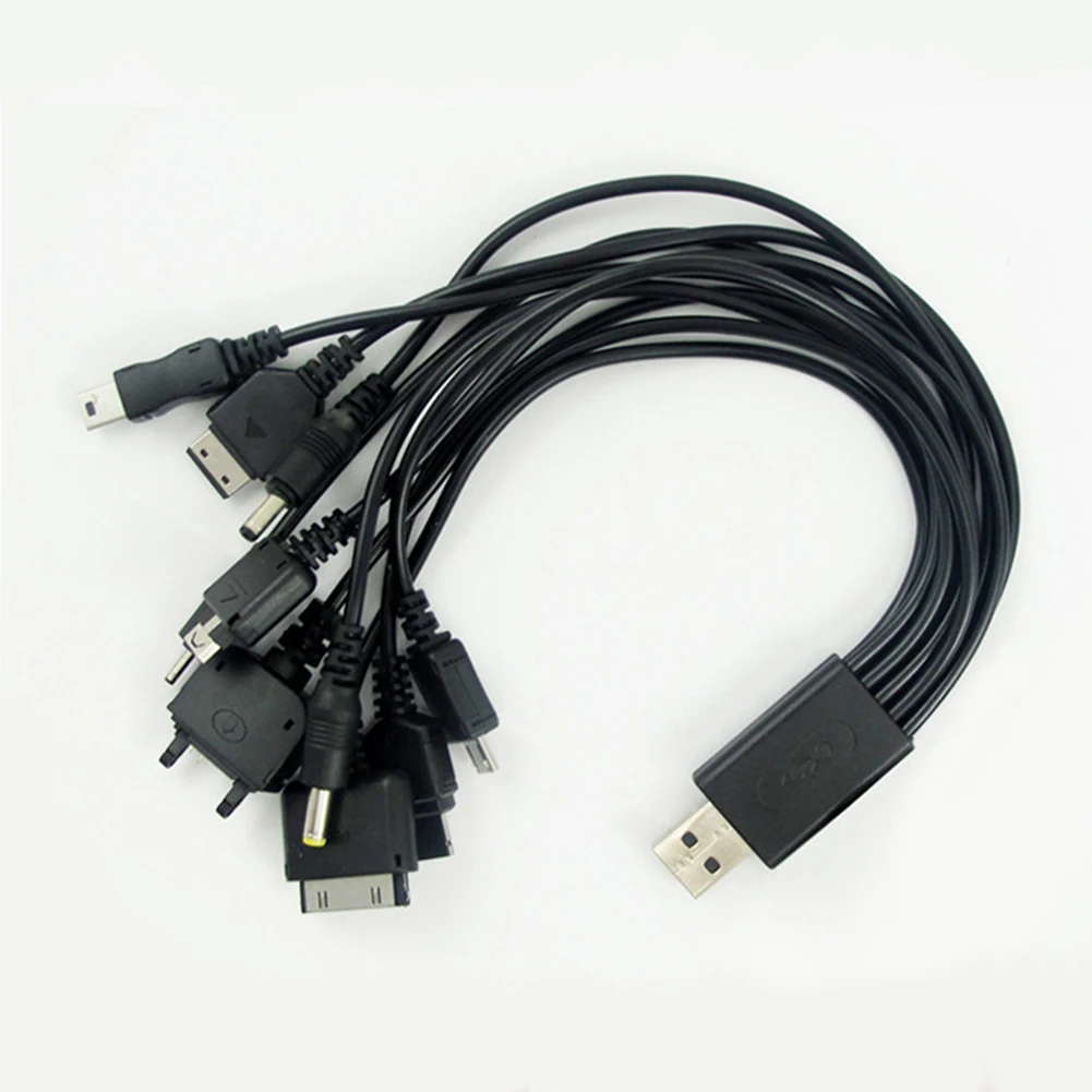10 In 1 Universal Portable Practical Mobile Phone Lightweight Accessories Office Travel Home USB Charging Cable | Электроника