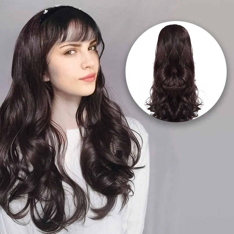 

Headband Wig Natural Wavy Wig for Women Fashion Long Wavy Headband Wig for Women