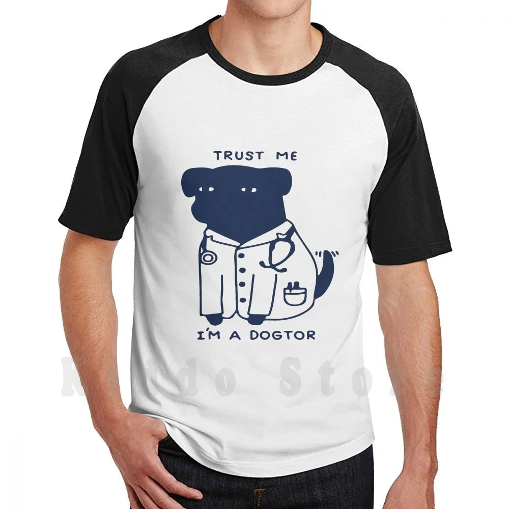 Dogtor классический повседневных футболок с коротким рукавом для мужчин хлопок S-6Xl