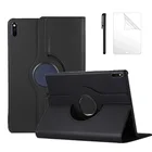 Вращающийся на 360 градусов чехол для планшета Huawei Matepad 11 2021, кожаный чехол-подставка для Huawei Matepad 2021 10,95, Чехол + пленка