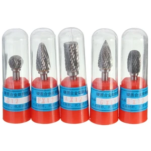 XNEMON 5x ассорти 12 мм головка из карбида вольфрама роторная точка заусенцы бит 6 мм хвостовик фреза абразивные инструменты