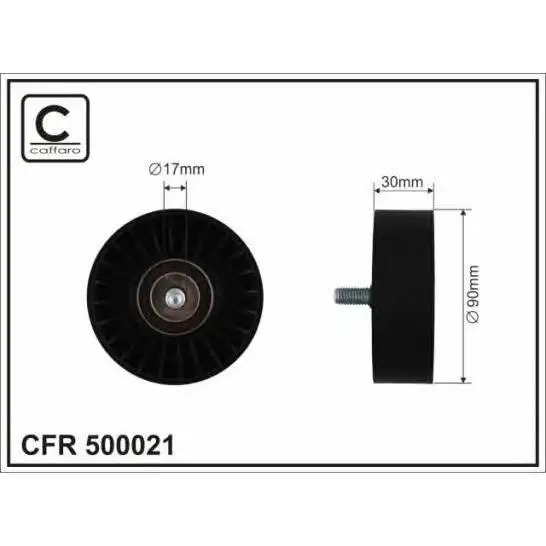 Ролик п/клин. ремня BMW 1(E82) 3(E90) 06 caffaro 500021|Маховики эластичные муфты и запчасти| |