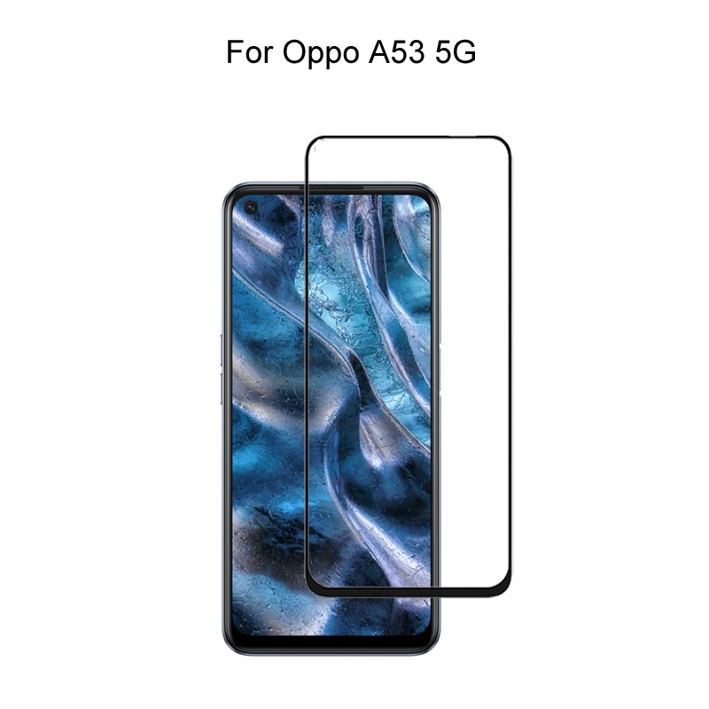 

Для Oppo A53 5G закаленное стекло для защиты экрана Защитная пленка 2.5D полное покрытие HD Прозрачная Взрывозащищенная от царапин
