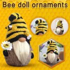 Пасхальная кукла без лица шмбель пчела полосатый гном скандинавский томте ниссе шведская медовая пчела Elfs домашняя кукла для пожилых людей подарки игрушки #40