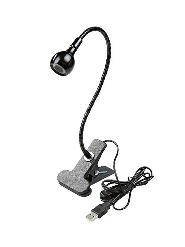 

LED Blacklight Desk Lamp Ultraviolet Adjustable Portable Lamp For Kitchen Bathroom Wardrobe Gooseneck Lamp With Clamp