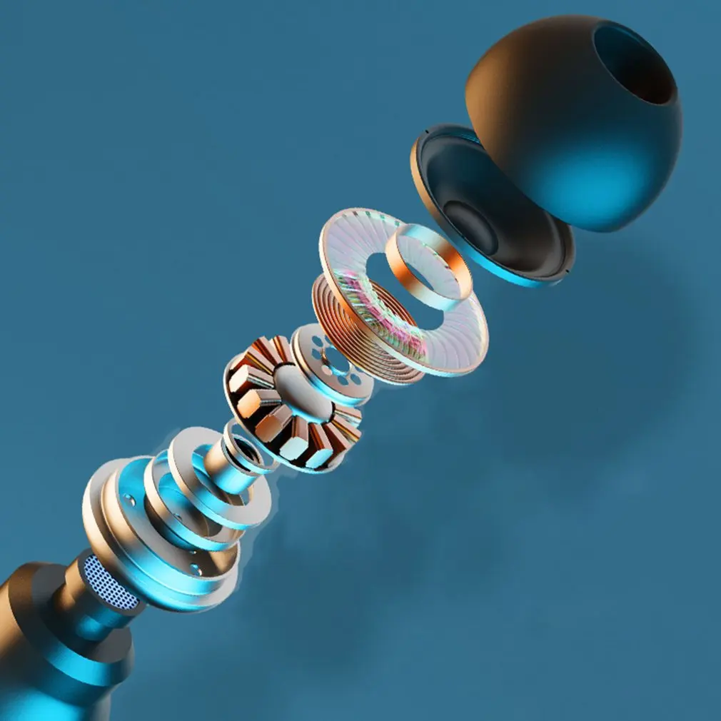 

Earbuds TWS-210 Bluetooth 5.1 Headset 1500 MAh Headphone 9D Noise Reduction Wireless Earphone for IOS Android Phone