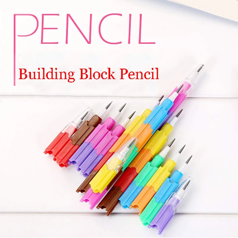 48pcs Set Colorful Rainbow Pen Student Stationery Party Gift Kids Painting Pencil Children Gifts | Дом и сад