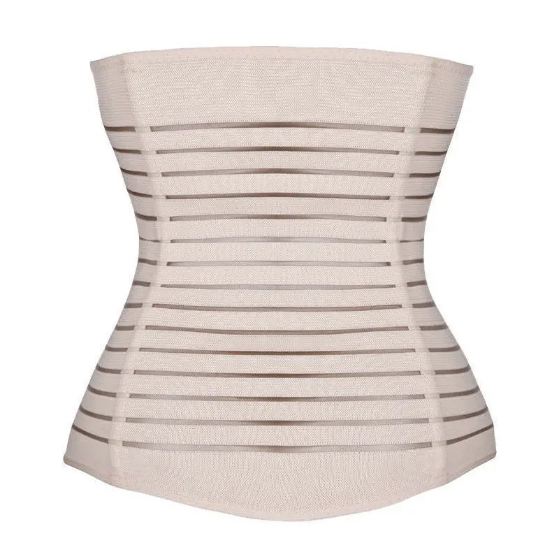 

Meihuida Breathable Corset Waist Trainer Fitness Control Body Shaper Sport Body Belt Slimming Model Tape