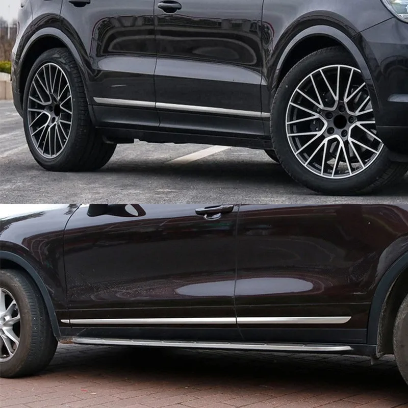 6 шт. накладка из нержавеющей стали для кузова автомобиля боковая дверь литье под