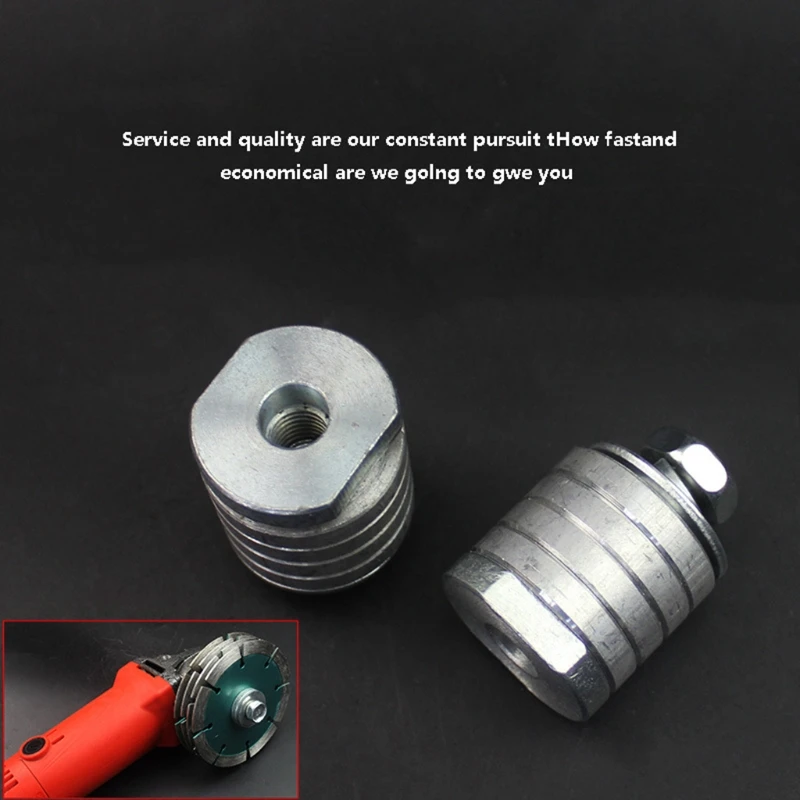

M10 M14 Angle Grinder To Grooving Machine Adapter 100/125 Type Lock Nuts Flange Inner Outer Kit For Variable Slotting C7AC